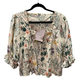 Laura Ashley Multicolor Floral Shirt